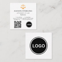 Diseño de Abogado en Blanco y Negro