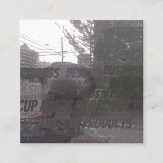 Tarjeta De Visita Cuadrada diseño de producto