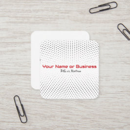 Tarjeta De Visita Cuadrada Diseño moderno