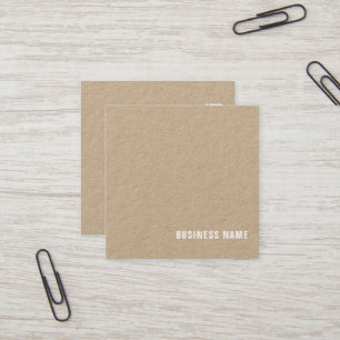 Tarjeta De Visita Cuadrada Diseño Monograma Profesional Elegante Lujo