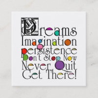 Diseño tipográfico inspirador de sueños