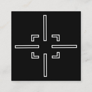 Tarjeta De Visita Cuadrada Disparos deportivos