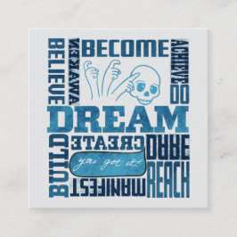 Tarjeta De Visita Cuadrada Dream - ASL Design