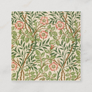 Tarjeta De Visita Cuadrada Dulce Briar William Morris