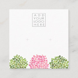Tarjeta De Visita Cuadrada Earrings Backing Cards Add Your Own Logo
