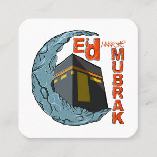 Tarjeta De Visita Cuadrada Eid mubarak