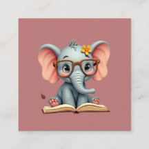 Elefante Bebé Sabio