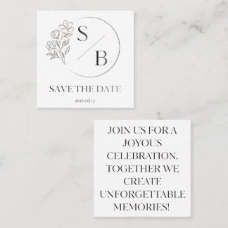 Tarjeta De Visita Cuadrada Elegant Celebration Invitation Card | Modern Event