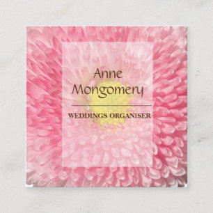 Tarjeta de visita cuadrada elegante