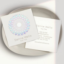 Elegante Blue Lotus Flower Mandala