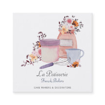 Elegante Boda floral de panadería panadería panade