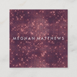 Tarjeta De Visita Cuadrada Elegante de belleza gótica oscura