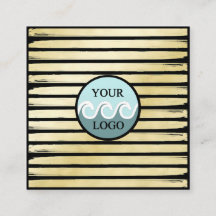 Elegante logo personalizado Relieve metalizado neg