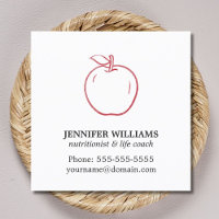 Elegante minimalista nutricionista Guay Red Apple