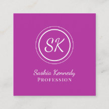 Elegante Monograma Profesional de Guión Oscuro