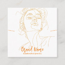 Elegante Pantalla Minimalista de joyería de dibujo