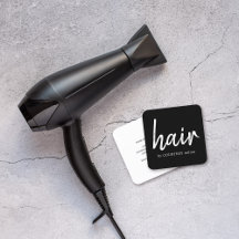 Elegante y simple estilo de cabello blanco negro