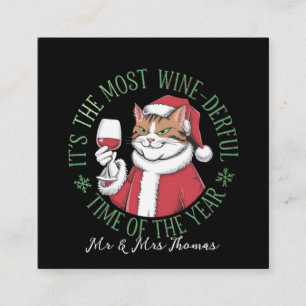 Tarjeta De Visita Cuadrada Es el momento más maravilloso del año