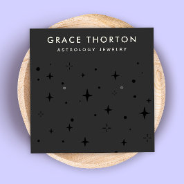 Tarjeta De Visita Cuadrada Estrella celestial Zodiac