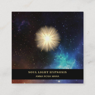 Tarjeta De Visita Cuadrada Estrellas cósmicas del *~* que curan la explosió