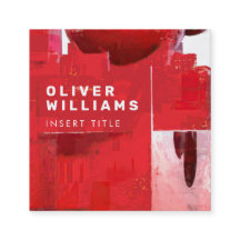 Estructura de resumen rojo profesional moderna