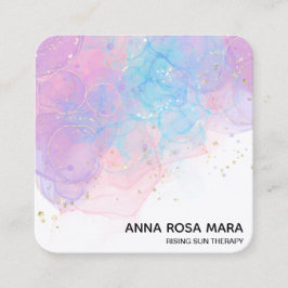 Tarjeta De Visita Cuadrada *~* Ethereal AP46 Purpurina mágico Resumen del log