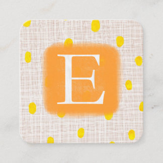 TARJETA DE VISITA CUADRADA ETSY
