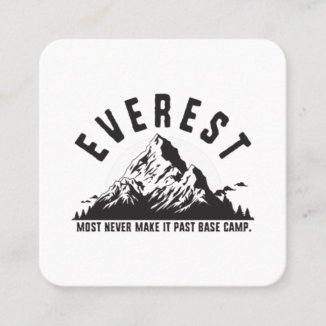 Tarjeta De Visita Cuadrada Everest (Anverso)