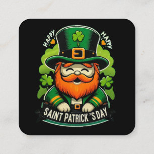 Tarjeta De Visita Cuadrada Feliz día de San Patricio