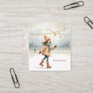 Tarjeta De Visita Cuadrada ¡Feliz Navidad!