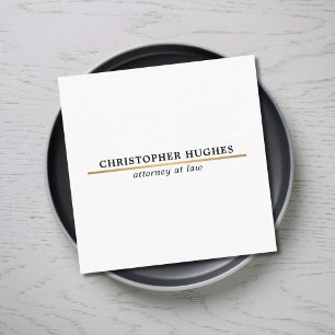 Tarjeta De Visita Cuadrada Fiscal elegante de la línea de cobre de Faux