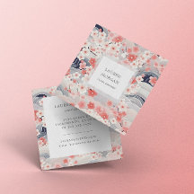 Flores De Sakura Azul Rosa Y Dusto