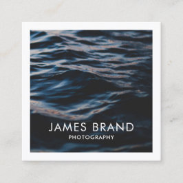Tarjeta De Visita Cuadrada Fotógrafo de fotografía moderna