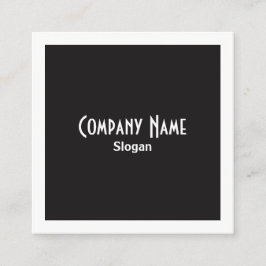 Tarjeta De Visita Cuadrada Fronteras y plazas de sal y pimienta