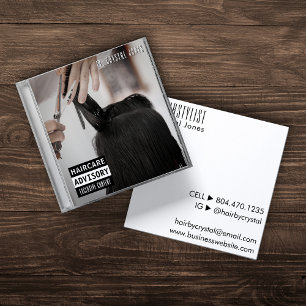 Tarjeta De Visita Cuadrada Funda de CD de música Album Cover Hairstylist