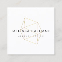 Gemstone geométrico moderno