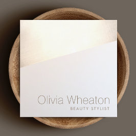 Tarjeta De Visita Cuadrada Gimnasio de Salón Gemétrico Irlandés