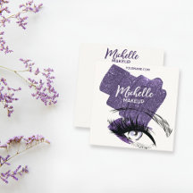 Glam Purple Sparkly Purpurinoso Artista de maquill