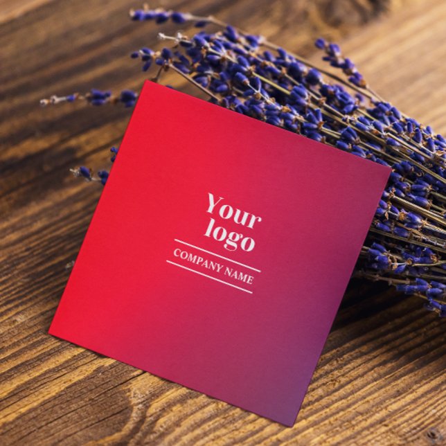 Tarjeta De Visita Cuadrada Gradiente holográfico Iconos de medios sociales In (Instagram Qr Code Holographic Gradient Social Medi Square Business Card)