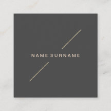 Gris oscuro minimalista moderno del oro geométrico