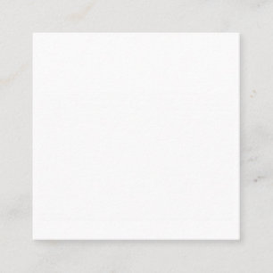 Tarjeta De Visita Cuadrada *~* GUARDAR archivo de degradado BLANCO