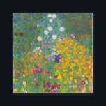 Tarjeta De Visita Cuadrada Gustav Klimt Cottage Garden<br><div class="desc">Gustav Klimt Cottage Garden</div>