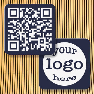 Tarjeta De Visita Cuadrada Hacer que el sitio web Personalizado QR Code Compa