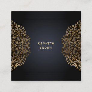 Tarjeta De Visita Cuadrada Handyman repara el oro negro