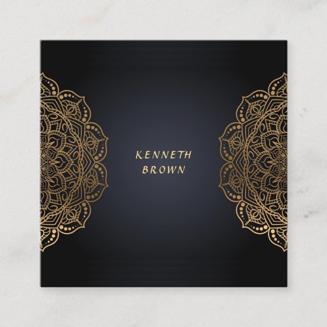 Tarjeta De Visita Cuadrada Handyman repara el oro negro (Anverso)