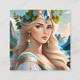 Tarjeta De Visita Cuadrada Hay algo especial y único en Scandi