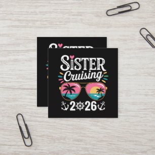 Tarjeta De Visita Cuadrada Hermana Crucero 2026