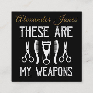 Tarjeta De Visita Cuadrada Herramientas de personalización del comercio