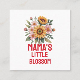 Tarjeta De Visita Cuadrada Holiday Postcard