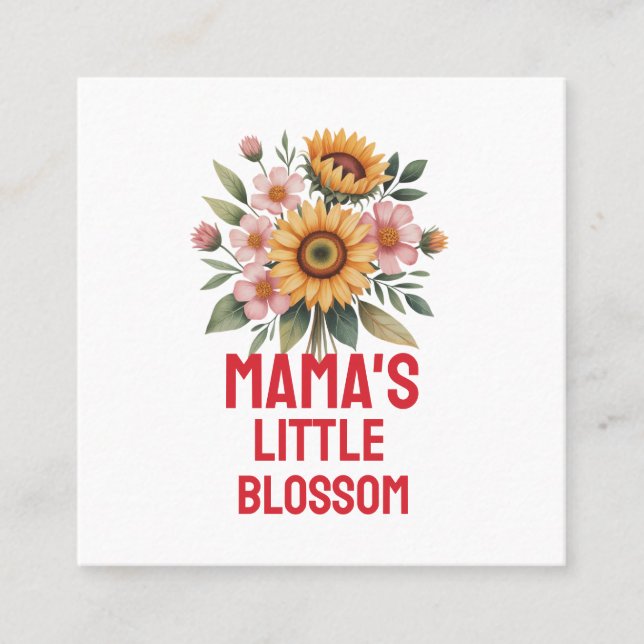 Tarjeta De Visita Cuadrada Holiday Postcard (Anverso)